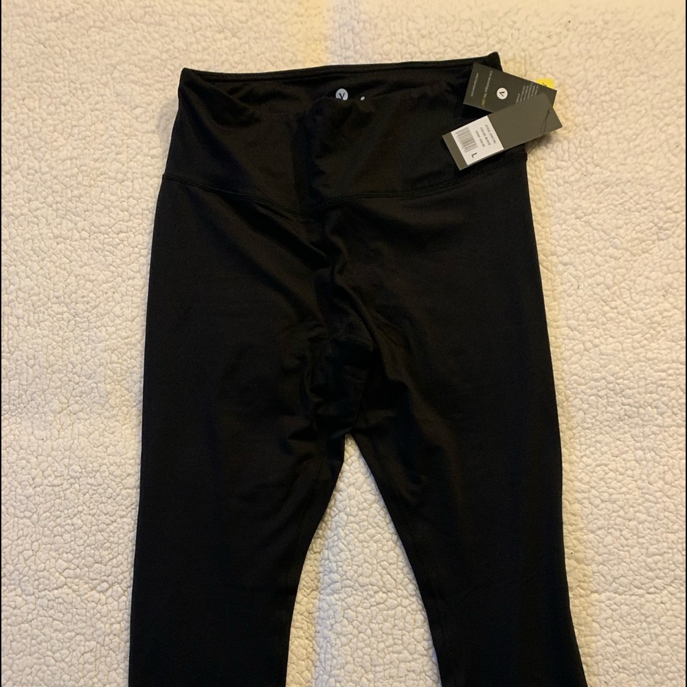 NWT black velocity leggings Large